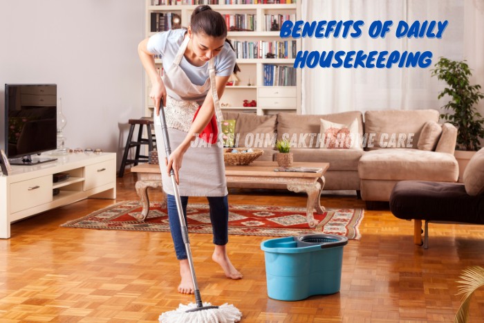 Jai Sri Ohm Sakthi Home Care in Coimbatore offers professional daily housekeeping services for a spotless, welcoming home