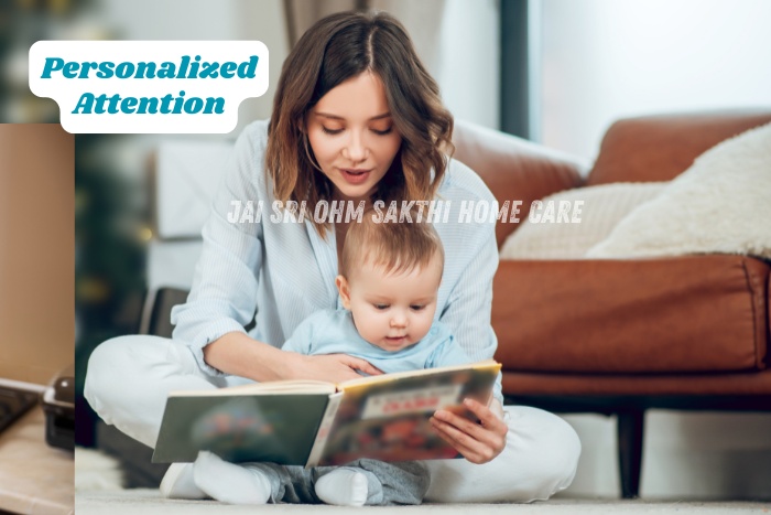 Safe, nurturing environment with one-on-one care for your child by Jai Sri Ohm Sakthi Home Care in Coimbatore
