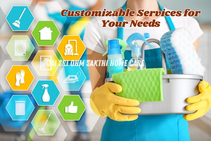 Customized housekeeping and cleaning services by Jai Sri Ohm Sakthi Home Care in Coimbatore