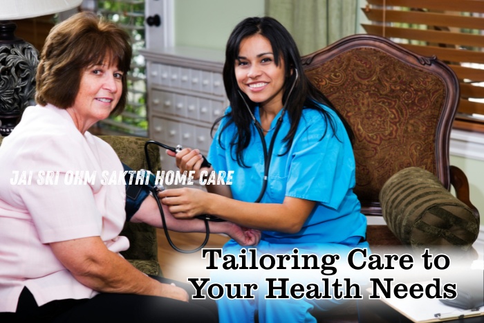 Jai Sri Ohm Sakthi Home Care offers personalized home nursing care tailored to individual health needs