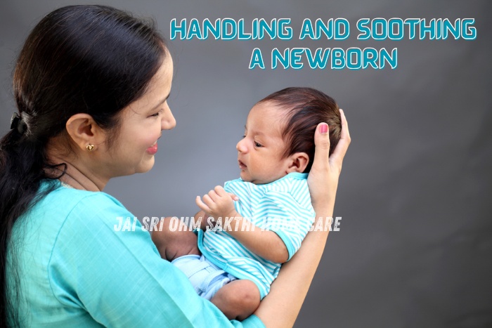 We offer expert newborn handling and emotional comfort Baby Care right at your home Trusted by Jai Sri Ohm Sakthi Home Care.