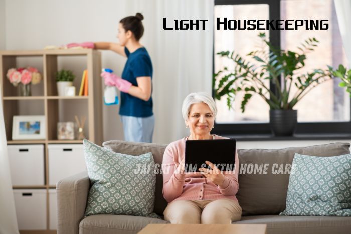 Jai Sri Ohm Sakthi Home Care offers professional home maid and cleaning services for seniors