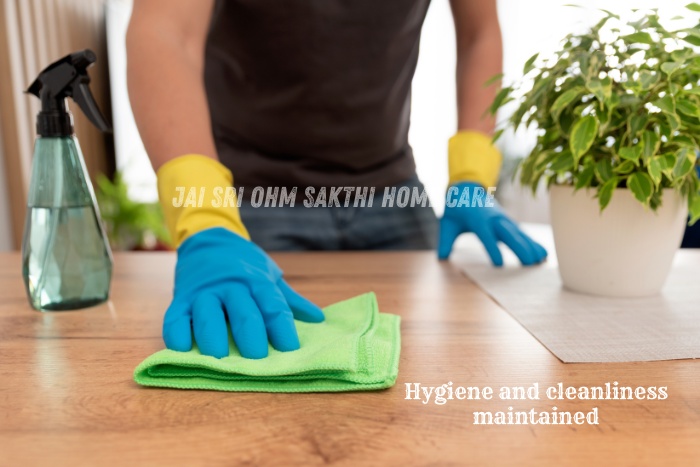 Jai Sri Ohm Sakthi Home Care in Coimbatore ensures spotless cleaning and sanitization in every household