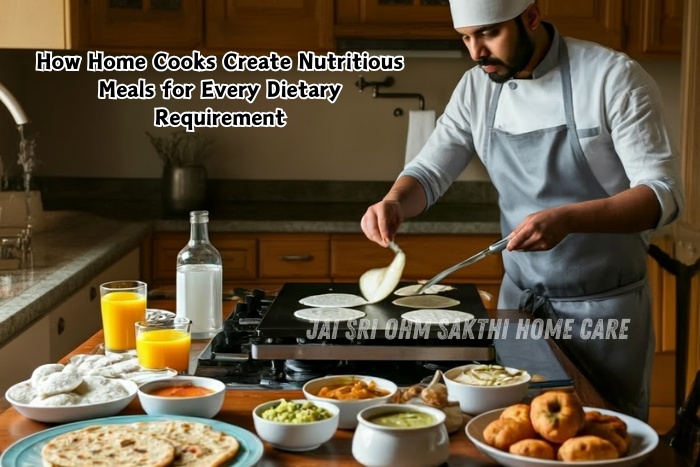 Jai Sri Ohm Sakthi Home Care in Coimbatore offers personalized home cook services for all dietary needs