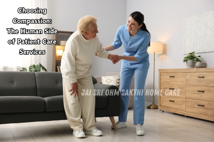Compassionate patient care service by Jai Sri Ohm Sakthi Home Care in Chennai and Coimbatore